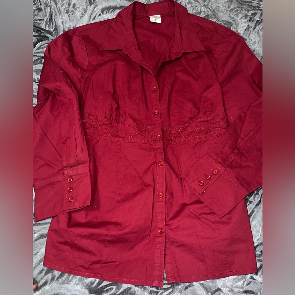 MOTHERHOOD Maternity Long Sleeve Blouse Shirt Size  2x